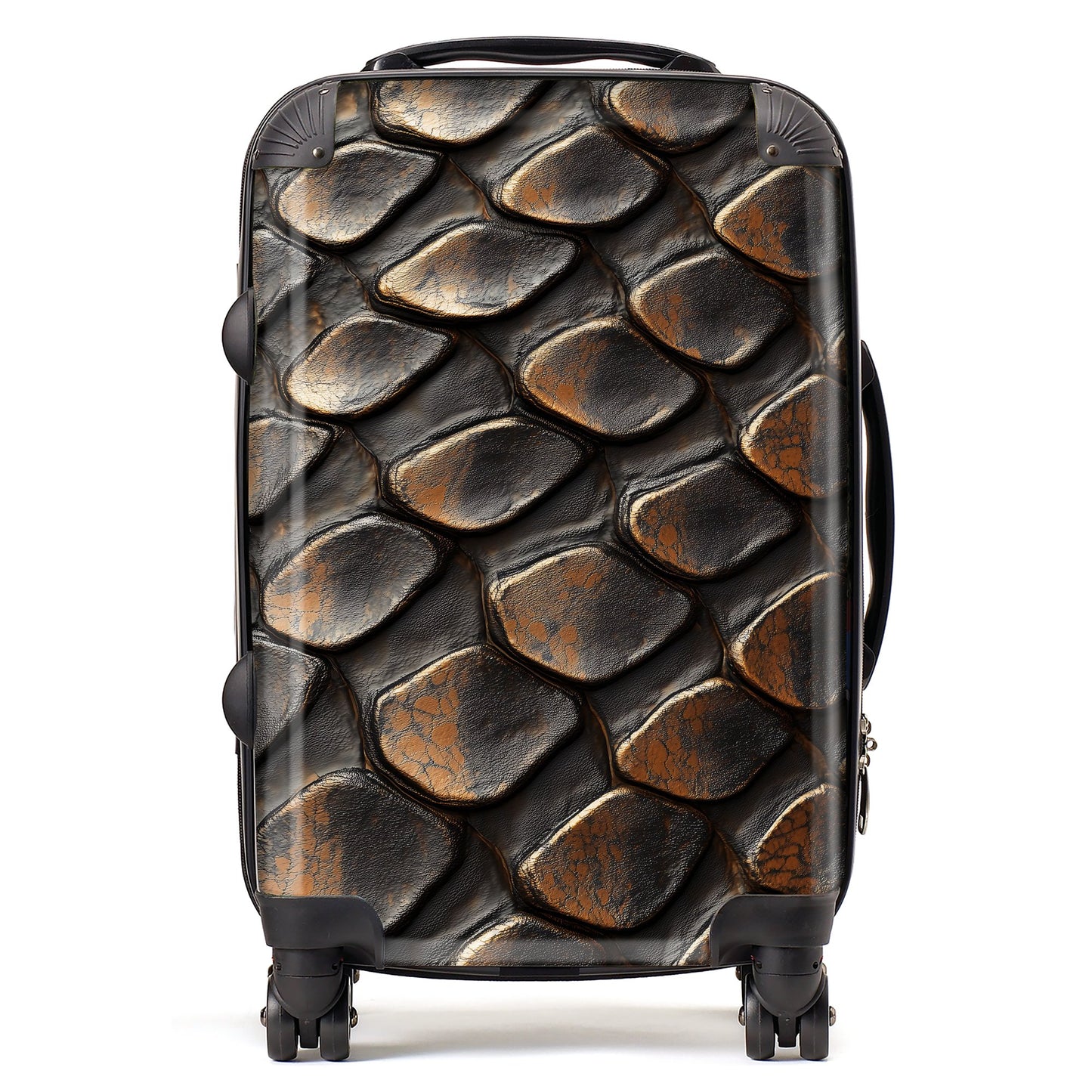 Snakeskin Pattern Print Suitcase