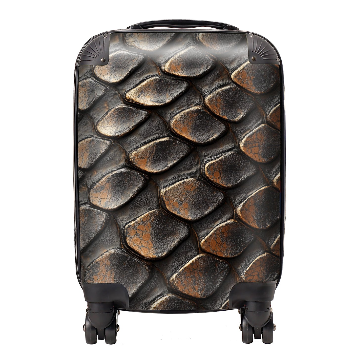 Snakeskin Pattern Print Suitcase