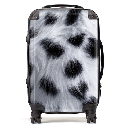 Snow Leopard Fur Print Suitcase