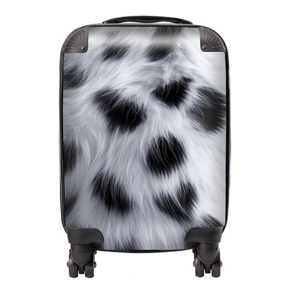 Snow Leopard Fur Print Suitcase