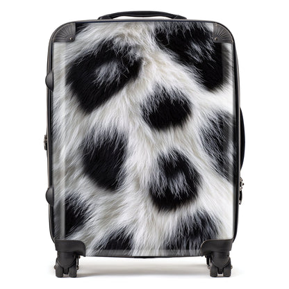 Snow Leopard Fur Print Design Suitcase