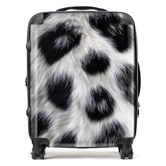 Snow Leopard Fur Print Design Suitcase