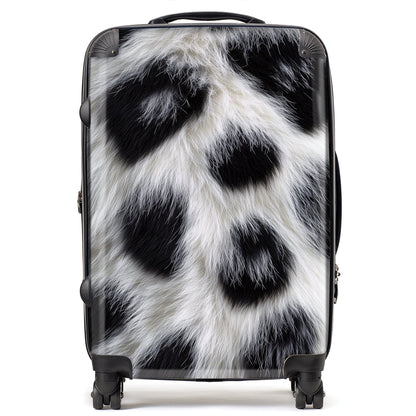 Snow Leopard Fur Print Design Suitcase