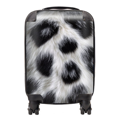 Snow Leopard Fur Print Design Suitcase