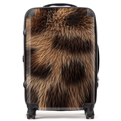 Tabby Fur Print Suitcase