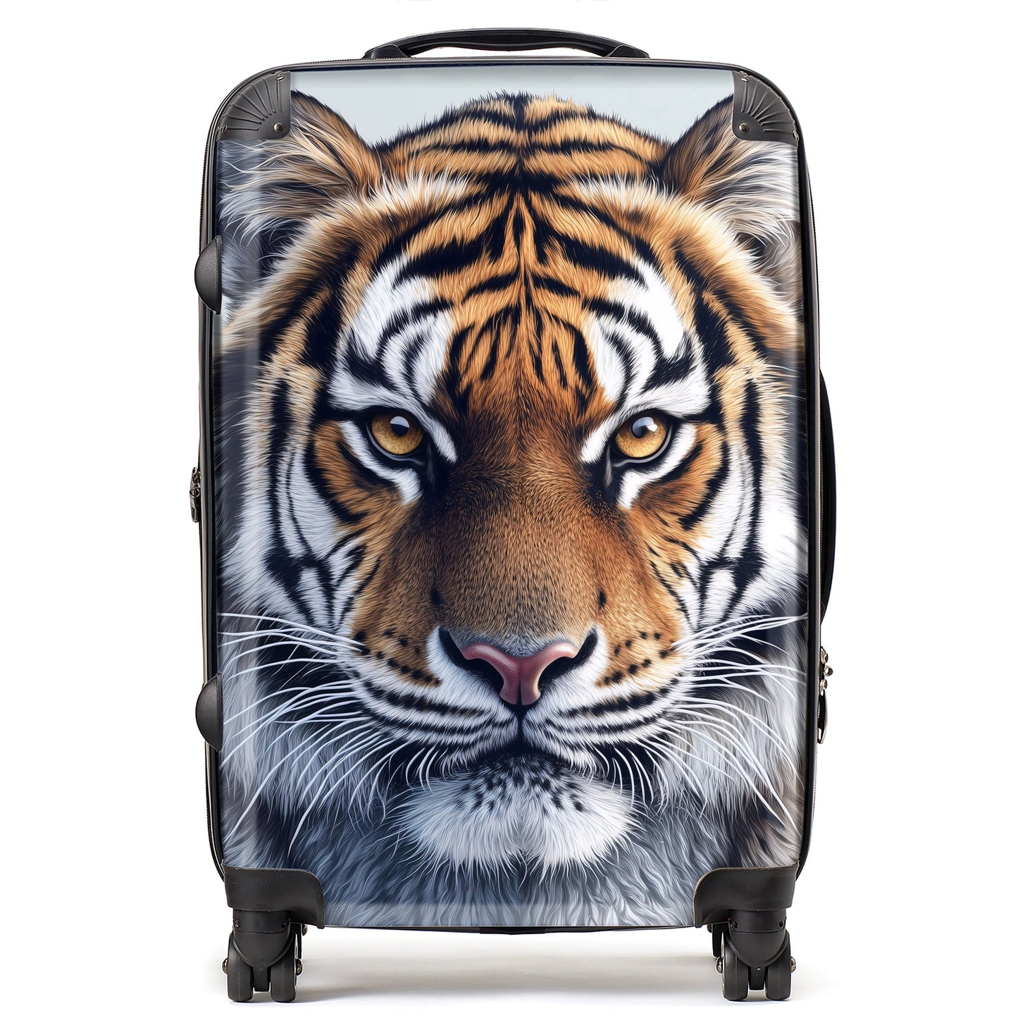Tiger Face Design Suitcase