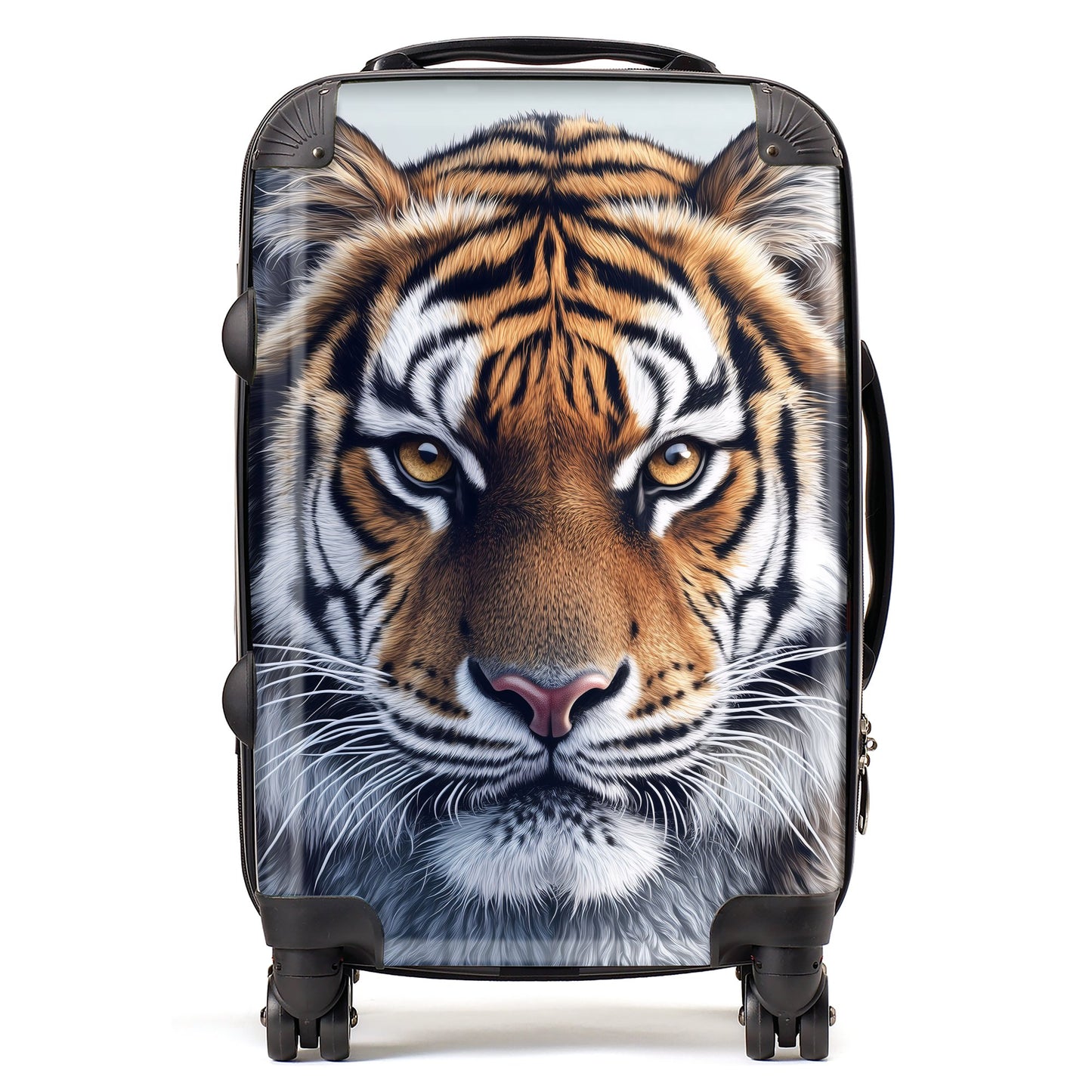 Tiger Face Design Suitcase