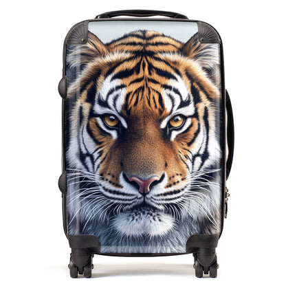 Tiger Face Design Suitcase