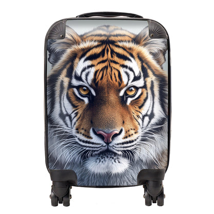 Tiger Face Design Suitcase