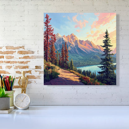 A Walk Through The Mountains Canvas