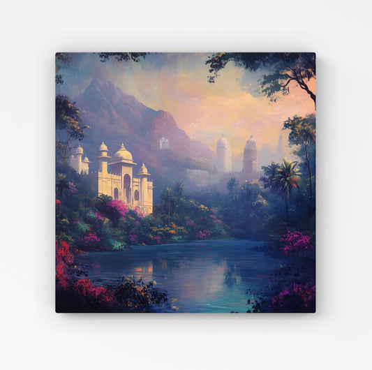 Temple Haze Canvas