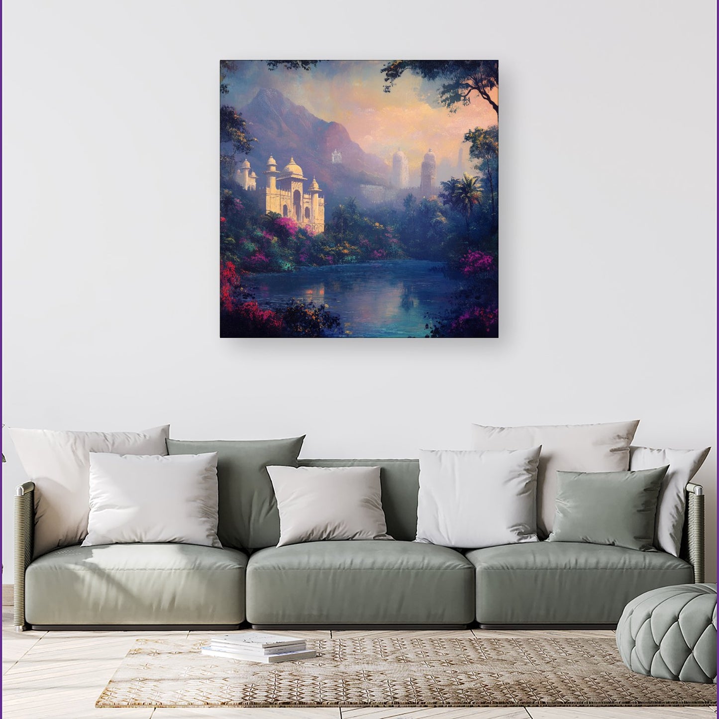 Temple Haze Canvas