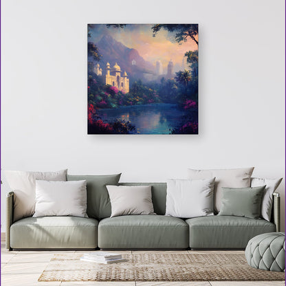 Temple Haze Canvas