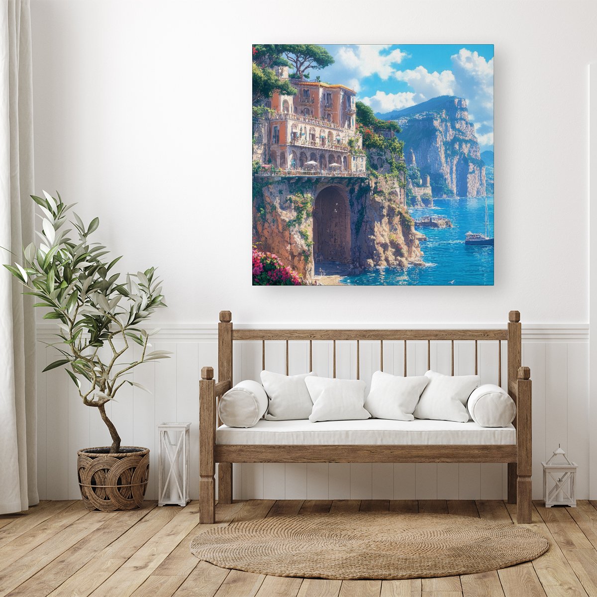 Sorrento By The Sea Canvas