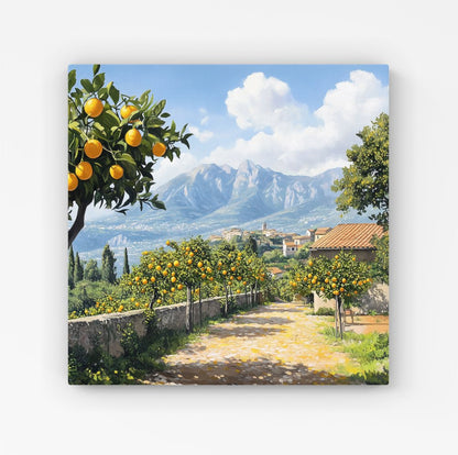 Lemon Trees In Sorrento Canvas