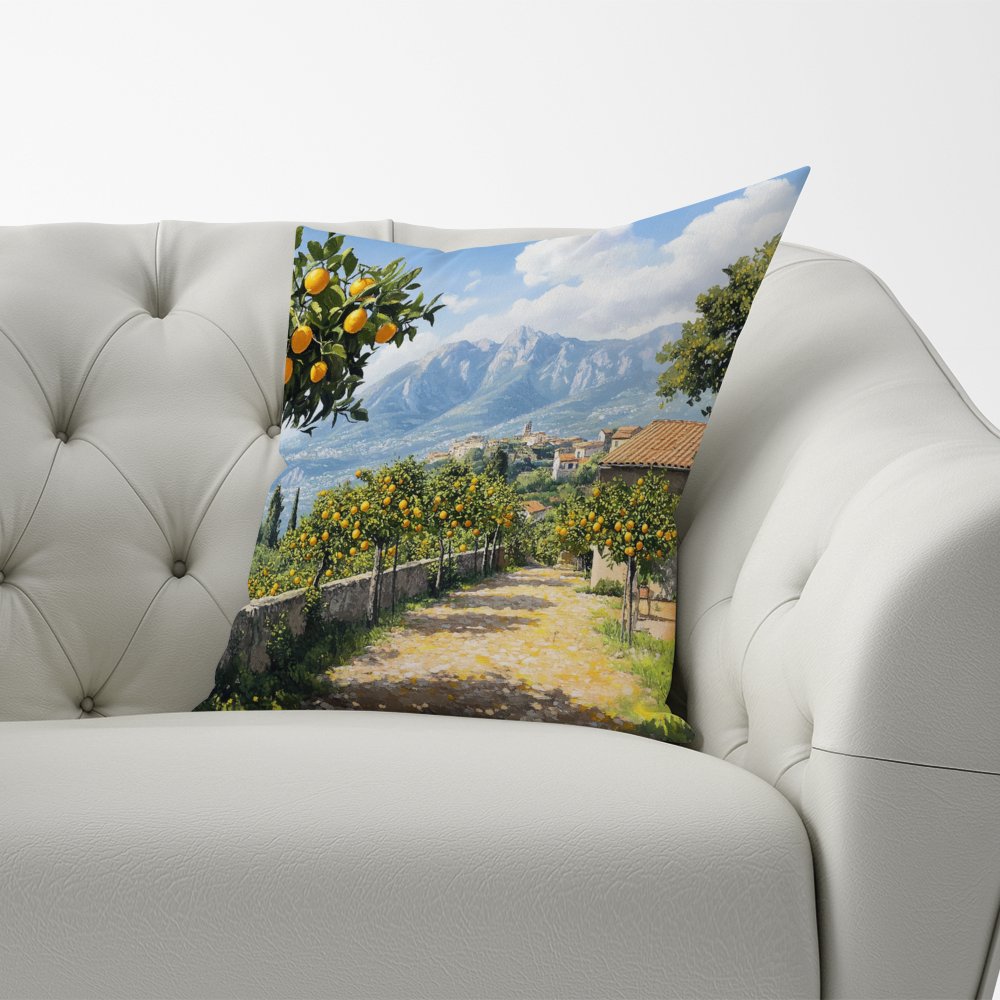 Lemon Trees In Sorrento Cushions