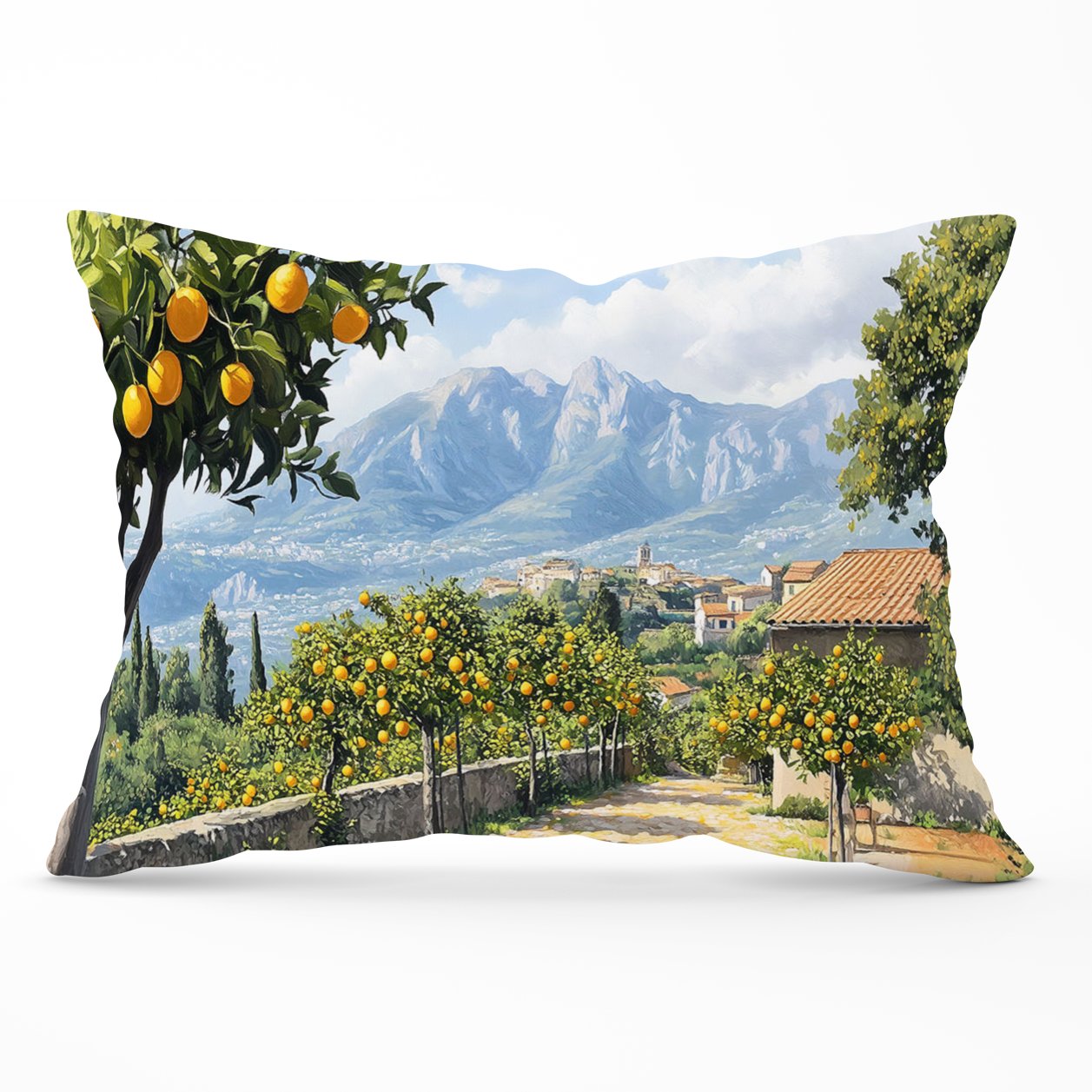 Lemon Trees In Sorrento Cushions