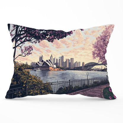 Romantic Walk In Sydney Cushions
