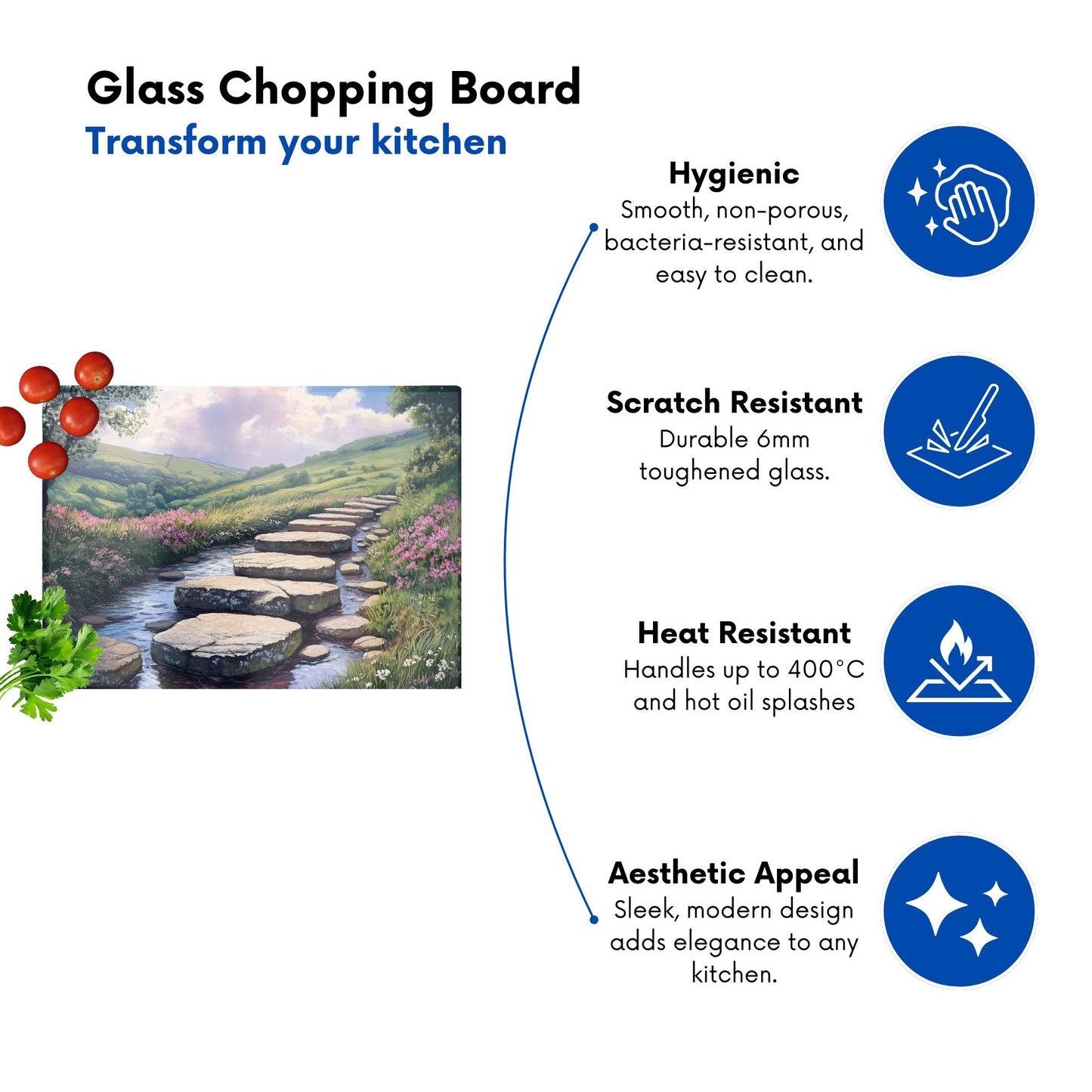 Stepping Stones Chopping Board