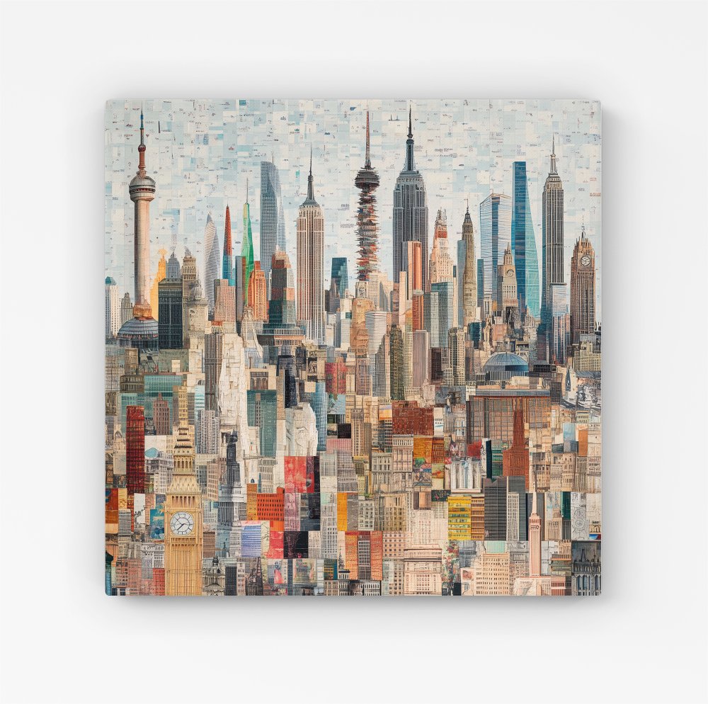 Abstract Icons Canvas
