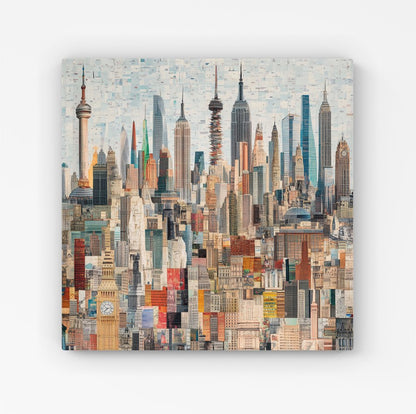 Abstract Icons Canvas