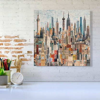 Abstract Icons Canvas