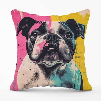 Banksy Inspired Bulldog Cushions