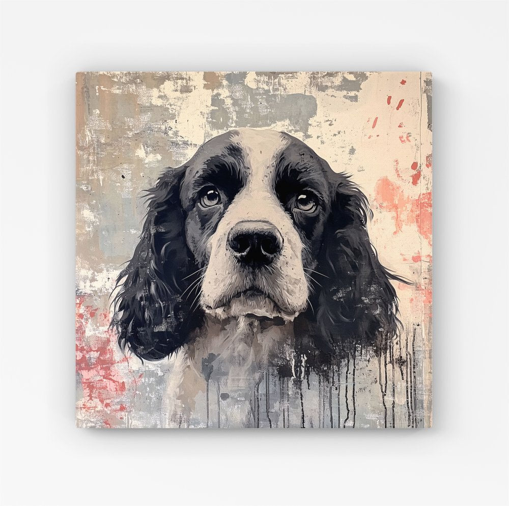 Banksy Inspired Cocker Spaniel Canvas