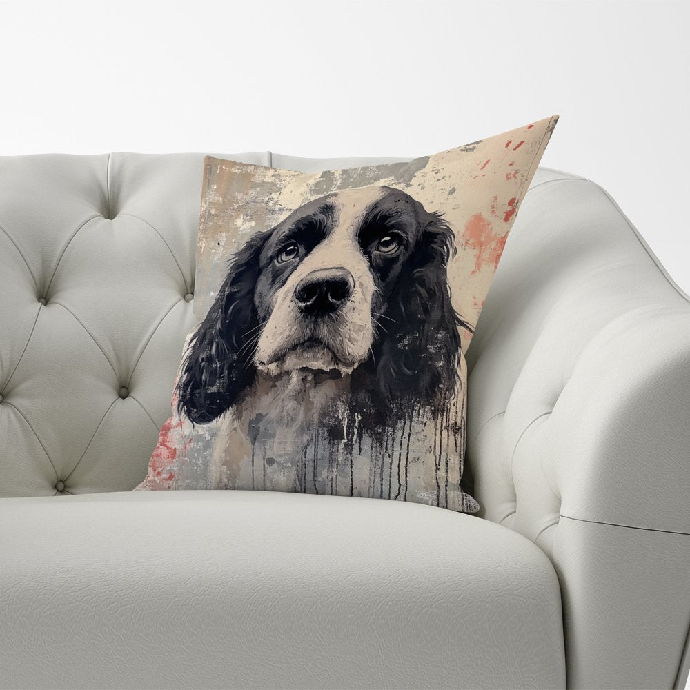 Banksy Inspired Cocker Spaniel Cushions