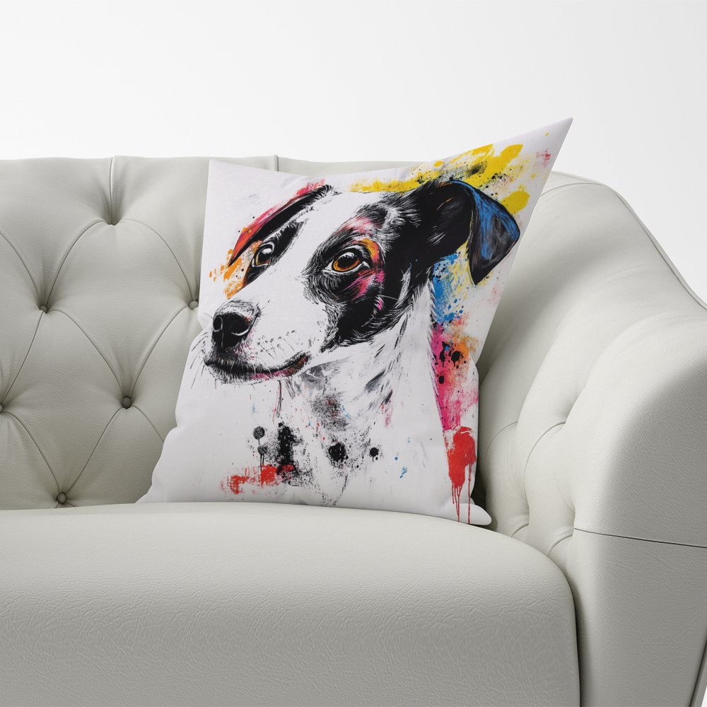 Banksy Inspired Jack Russell Dog Cushions