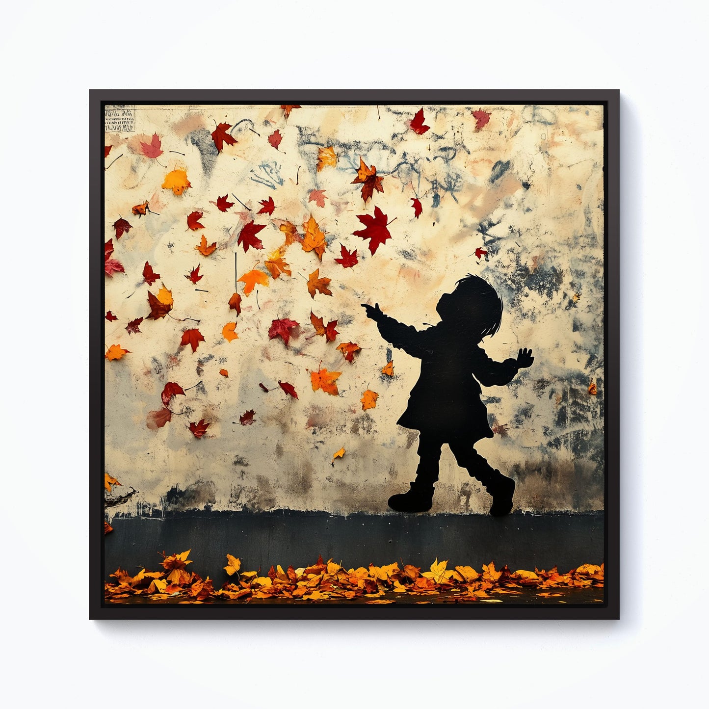 Memories Of Autumn Days Framed Canvas