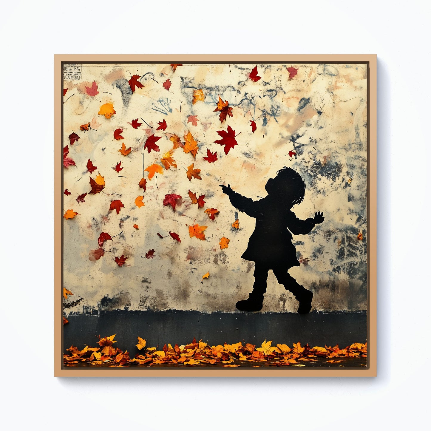 Memories Of Autumn Days Framed Canvas