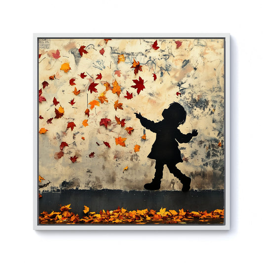 Memories Of Autumn Days Framed Canvas