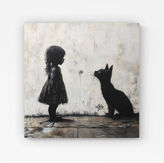 Memories Of Childhood Pets Canvas