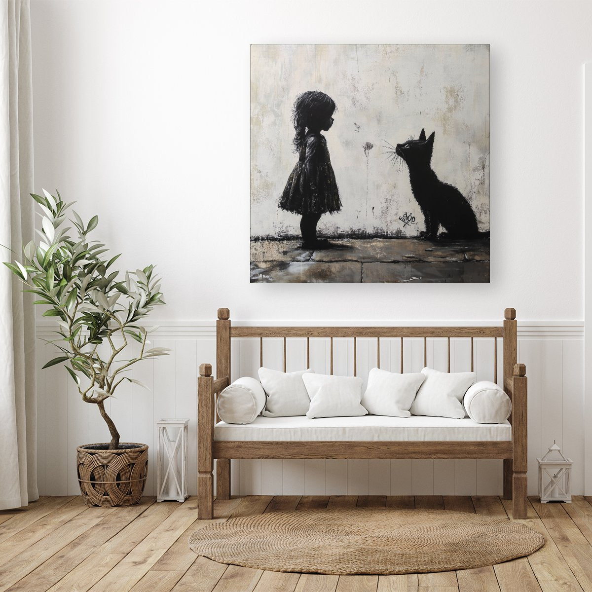 Memories Of Childhood Pets Canvas