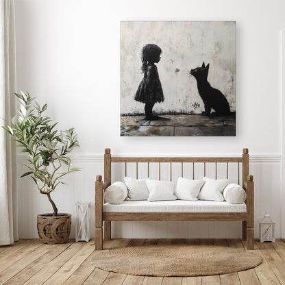 Memories Of Childhood Pets Canvas