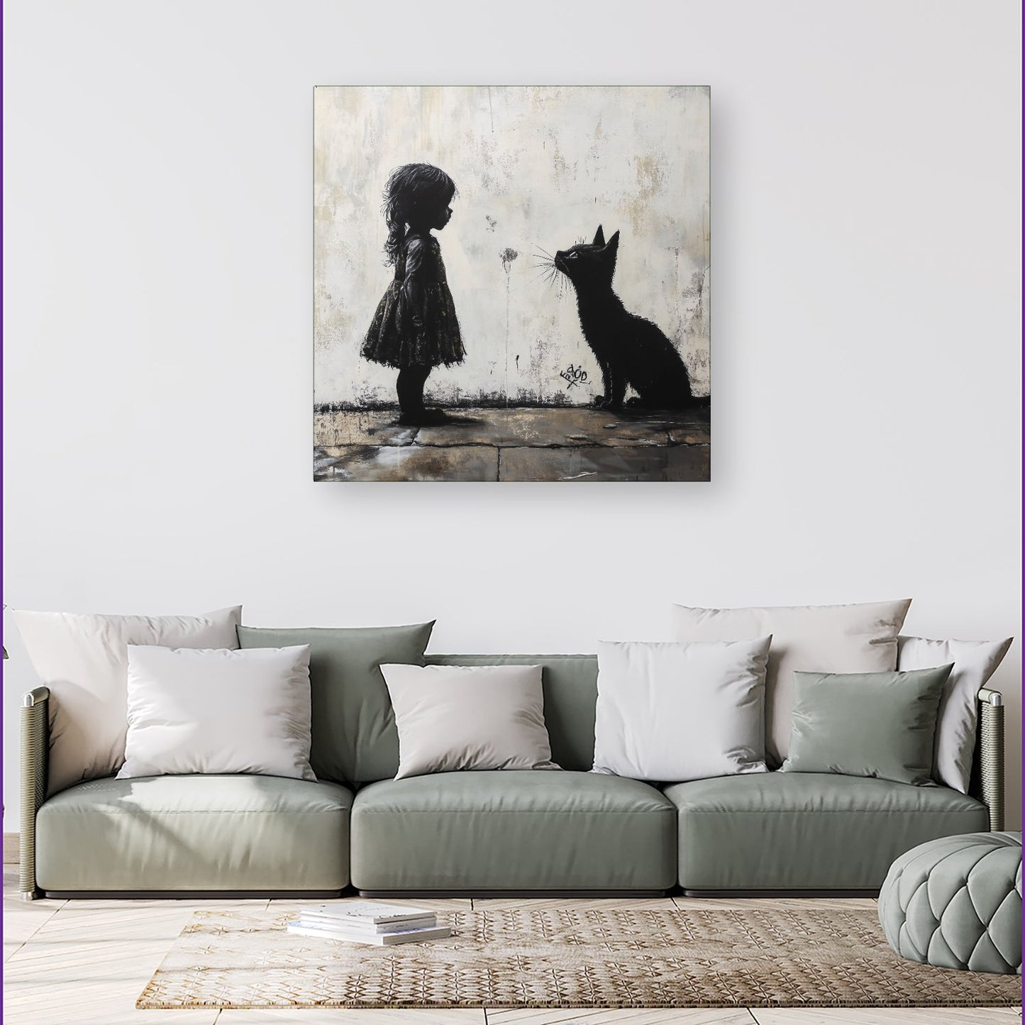 Memories Of Childhood Pets Canvas