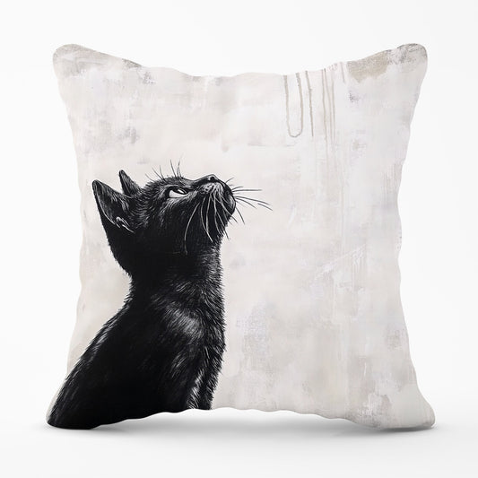 Thoughtful Banksy Inspired Cat Cushions