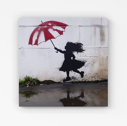 Memories Of Jumping In Puddles Canvas