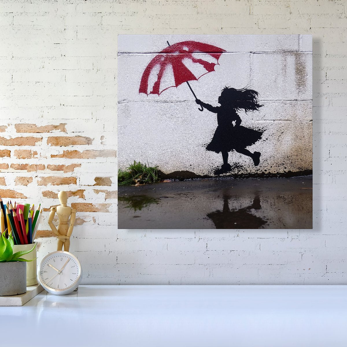 Memories Of Jumping In Puddles Canvas