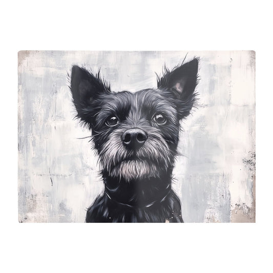 Banksy Inspired Little Terrier Dog Chopping Board