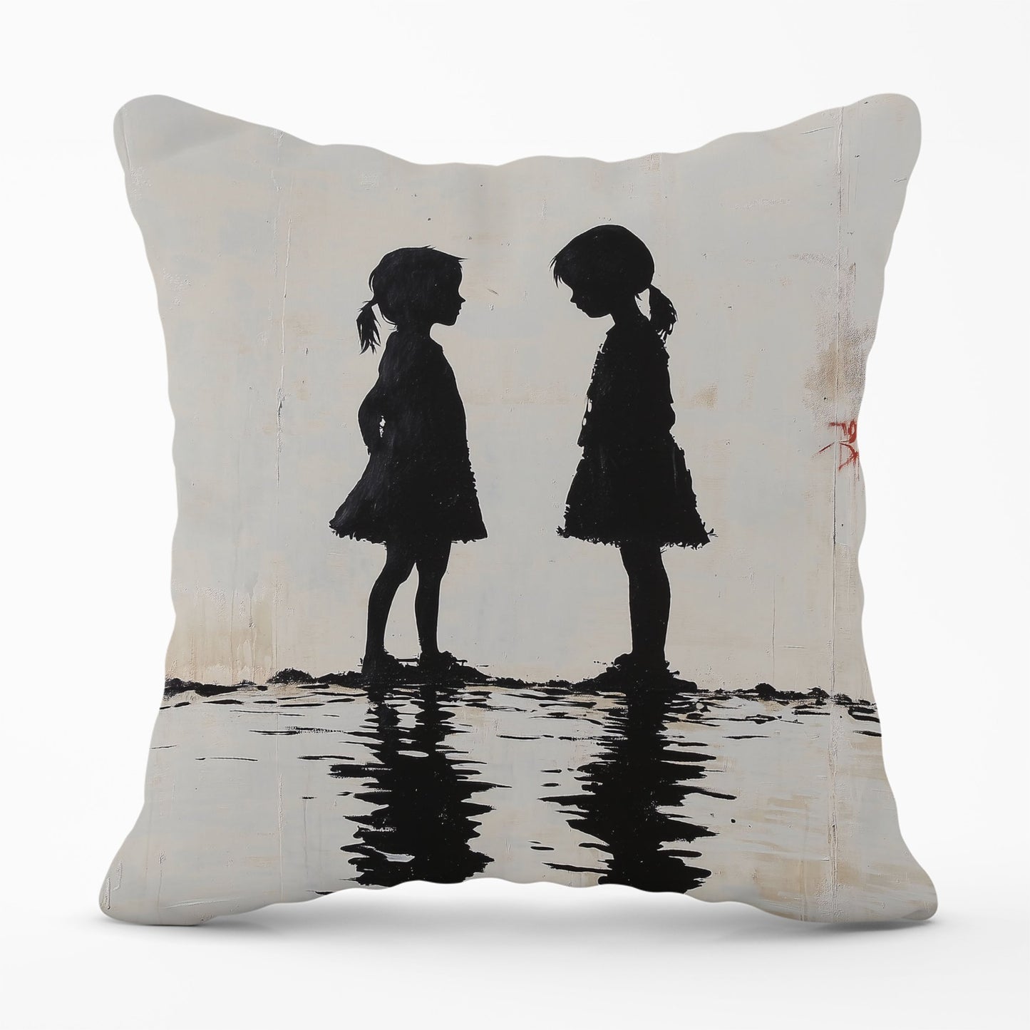 Silhouettes In The Rain Cushions