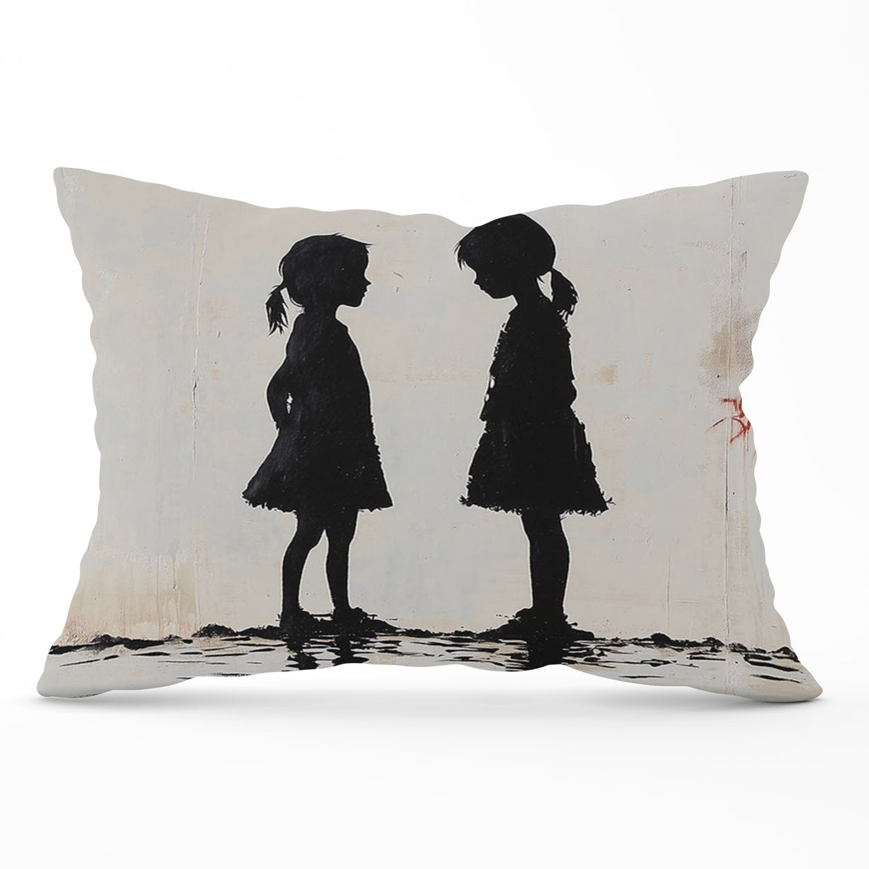 Silhouettes In The Rain Cushions