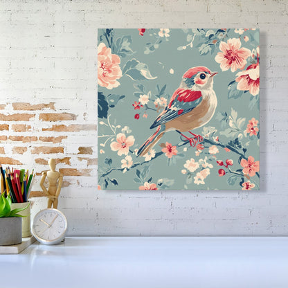 Sitting Pretty On The Branch Canvas