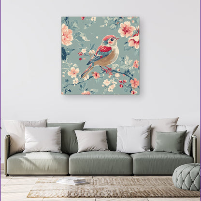 Sitting Pretty On The Branch Canvas