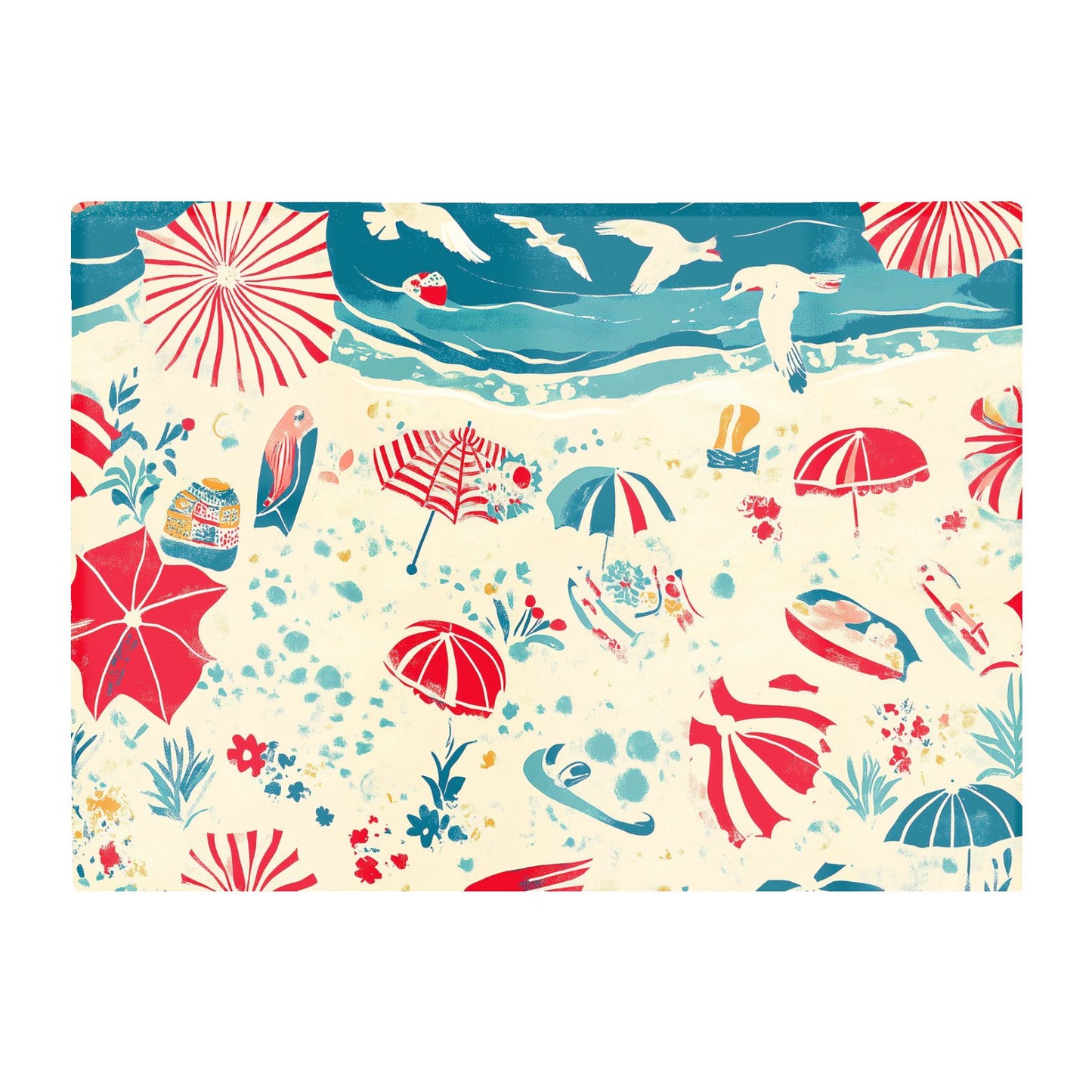 A Day At The Beach Chopping Board