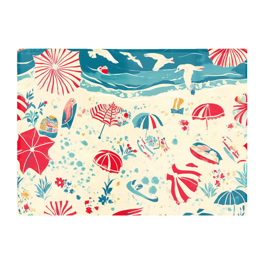 A Day At The Beach Chopping Board