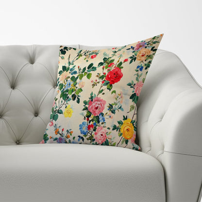 Collection Of Summer Garden Flowers Cushions
