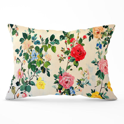 Collection Of Summer Garden Flowers Cushions