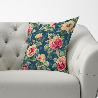 Painting Of Vintage Roses Cushions